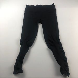 Tema Athletics black ruched leggings M L